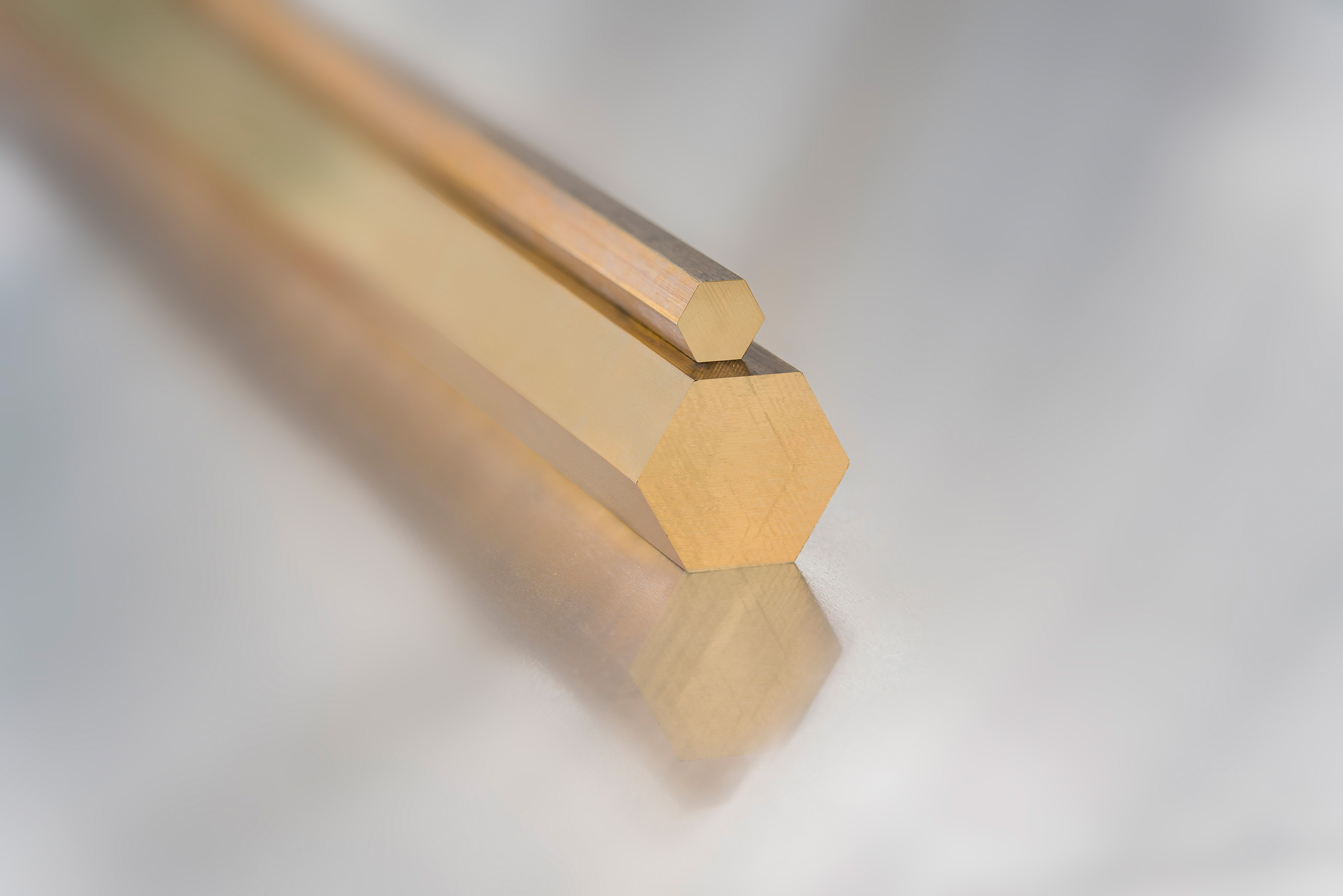 Latón Hexágonos  CW614N M calibradas